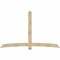 Ekena Millwork Bellingham Rough Sawn Timber Gable Bracket, Douglas Fir, 108"W x 68"H x 4"D x 6"F, 15/12 Pitch GBW108X68X0406BEL00RDF - alternate 1